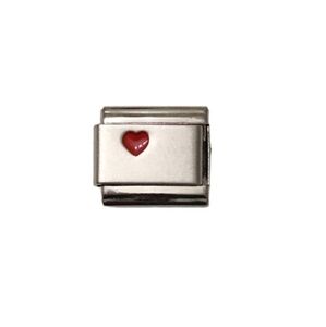 Italian Charmlink for Italian Red Heart Charm Bracelet‎ Nomination Style